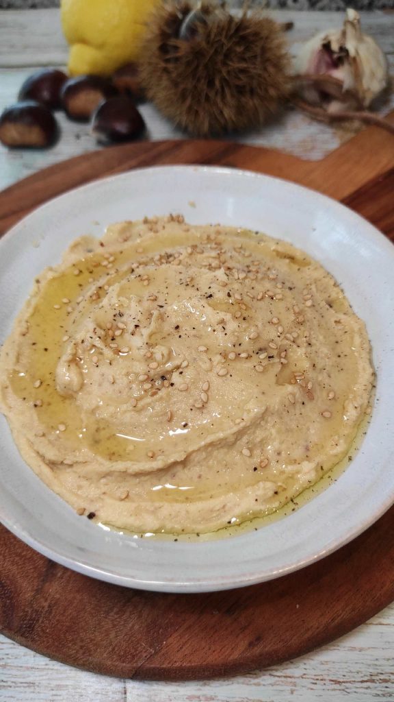 Como hacer hummus de castaña casero